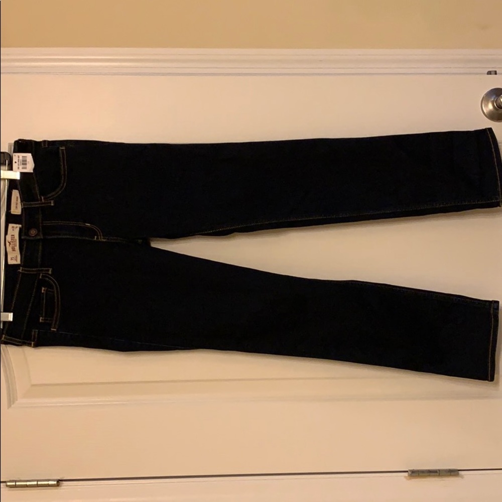 Juniors Hollister low rise skinny jeans sz 7S NWT